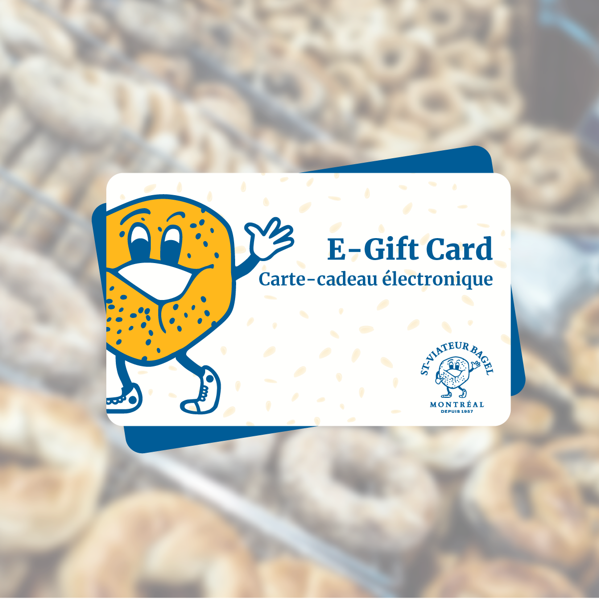 E-gift card for the St-Viateur Bagel online shop